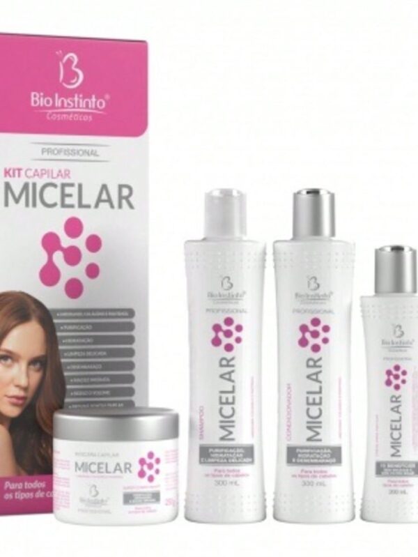 Kit Capilar Micelar - Bio Instinto Com 4 Itens